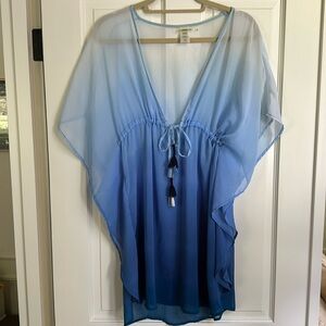 Blue Rod Bettie swimsuit coverup